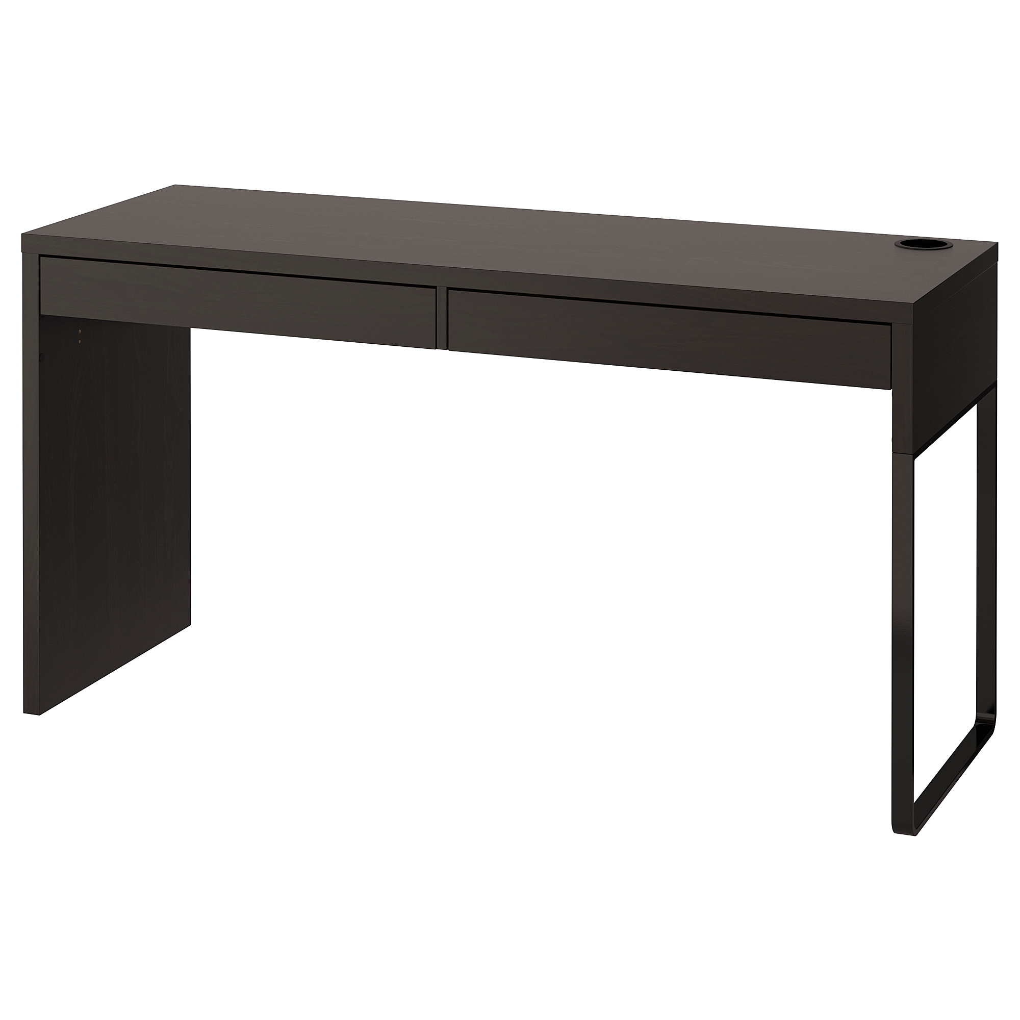 ikea desk minimalist desk black