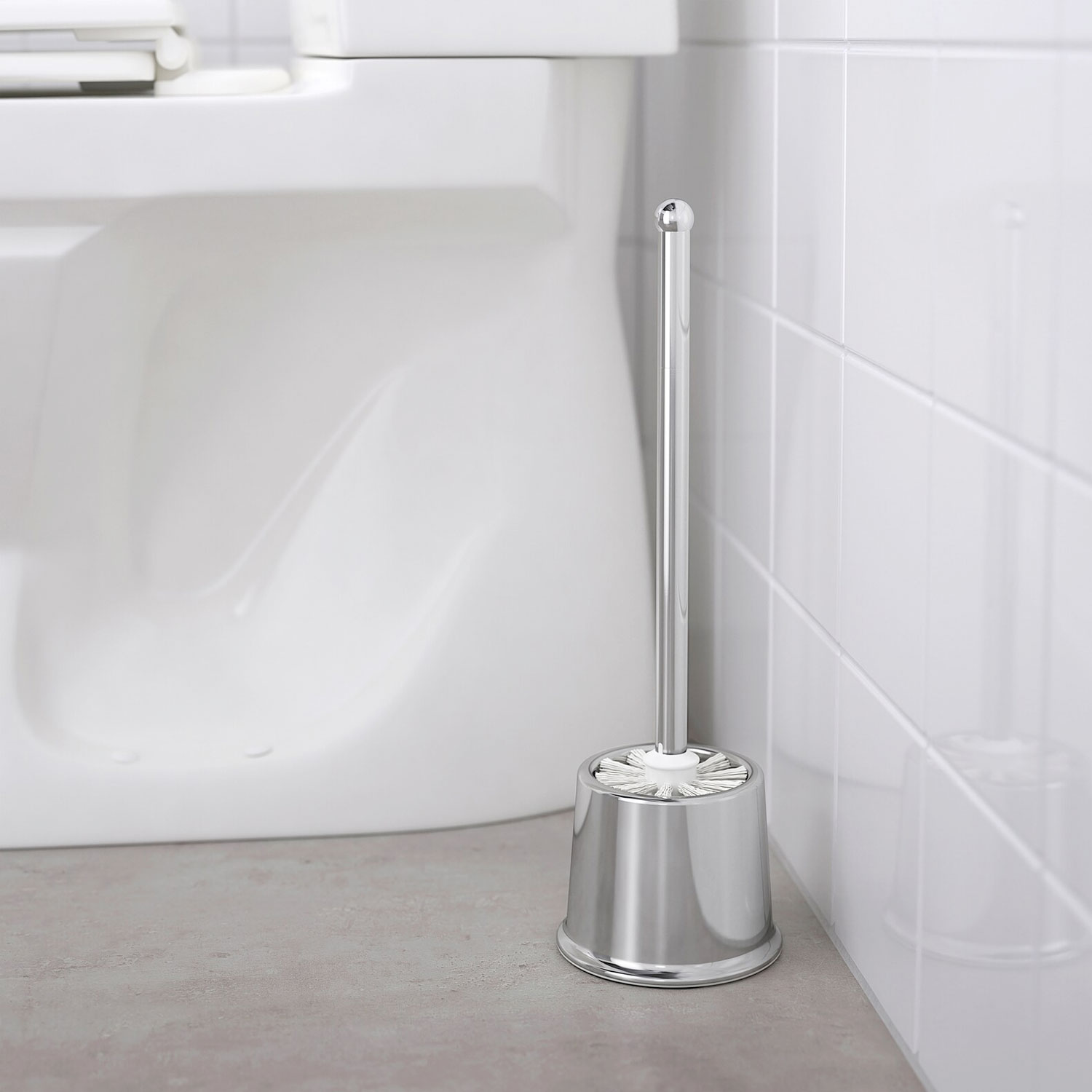 BROGRUND Toilet brush, stainless steel - IKEA