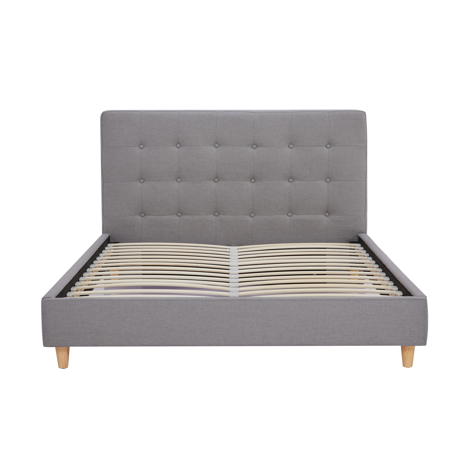 Lamden Tufted Bed Queen (Gray) - Furniture Source Philippines