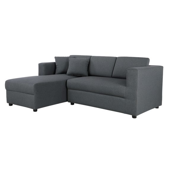 Jim Fabric L-Shape Sofa Right (Gray) - Furniture Source Philippines