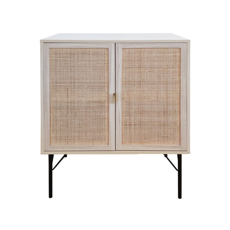 Rattan Mesh Low Cabinet (Natural-Assembled) - Furniture Source Philippines