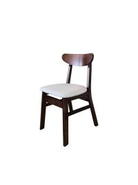 norwall chair walnut-off white